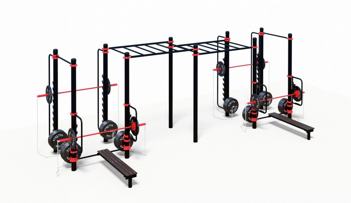 Уличный комплекс для воркаута Stecter WORKOUT-FIT - 01 5183