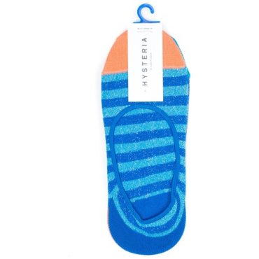 Комплект носков женских премиального бренда Hysteria 2 Pair Pack No Show - Claudia - Blue 39-41
