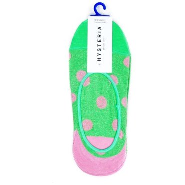 Комплект носков женских премиального бренда Hysteria 2 Pair Pack No Show - Claudia - Green 39-41