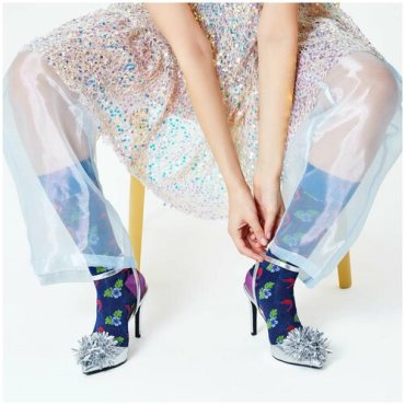 Женские гольфы Hysteria Thisbe Knee High - Blue 39-41