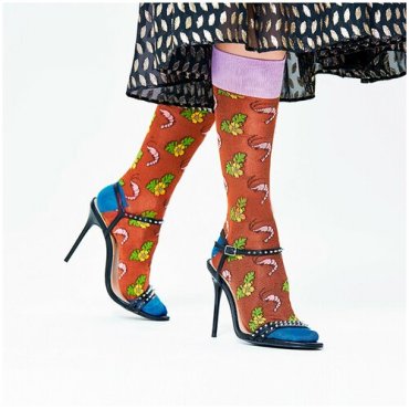 Женские гольфы Hysteria Thisbe Knee High - Brown 39-41