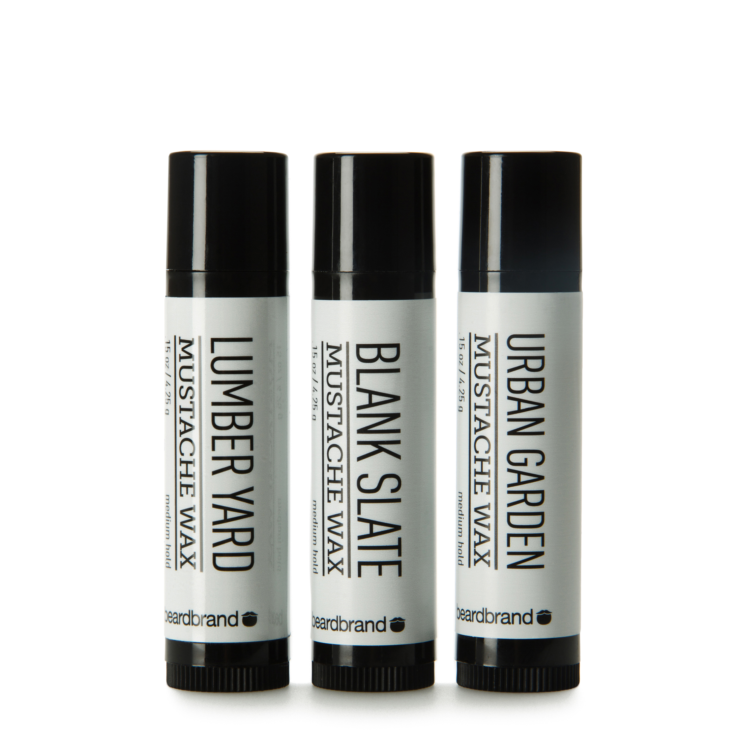 Beard Brand Beard Brand Набор воска для усов и бороды «White Label» 4,25 гр х 3 шт