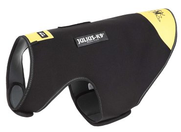 Жилет для собак JULIUS-K9 Neoprene IDC, размер XL, черно-желтый