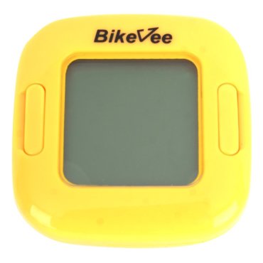 Велокомпьютер, беспроводной, BKV-2000, 13 функций, ч/б, BikeVee (желтый, 1CM000000036)