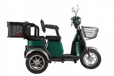 Трицикл электрический Eltreco Rutrike S2 L1, 500W (Цвет: Серый)
