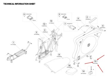 Нижняя пластина для велочехла Scicon Aero Сomfort, SP053105003