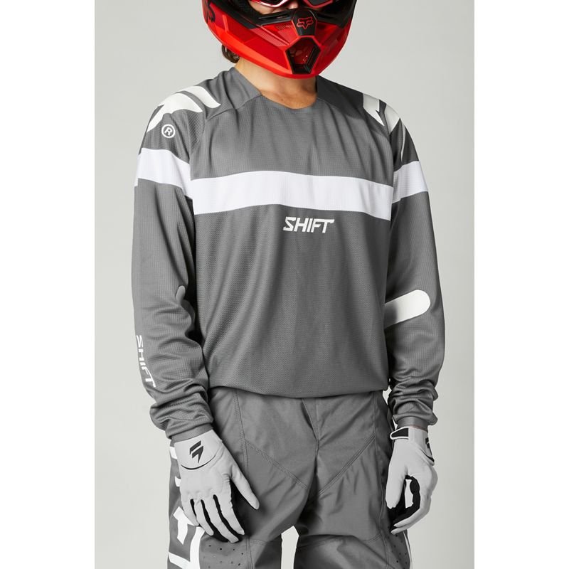 Велоджерси Shift White Label Void Jersey, Grey/White, 2021 (Размер: L)