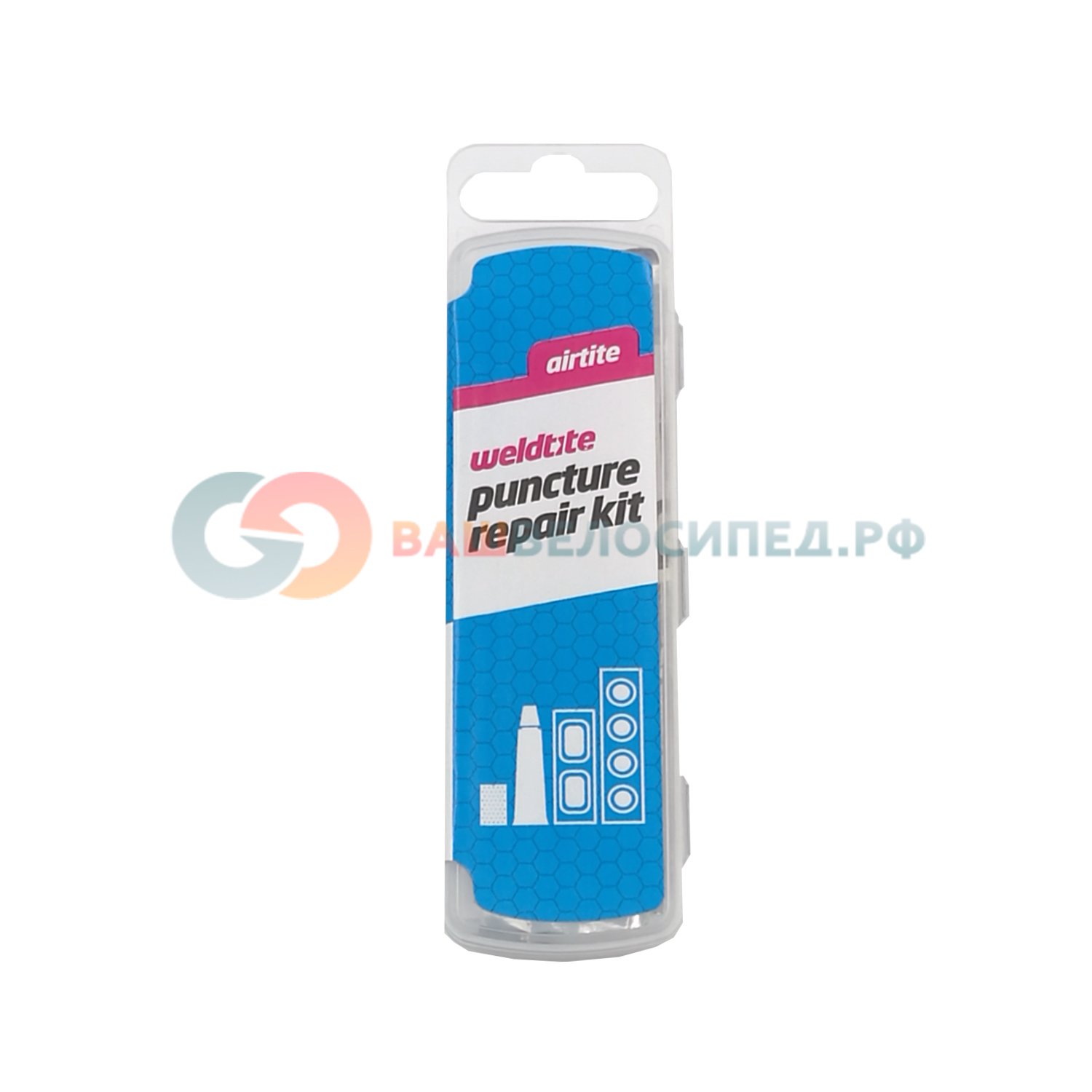 Аптечка Weldtite 6 суперзаплаток+клей+шкурка 7-01016