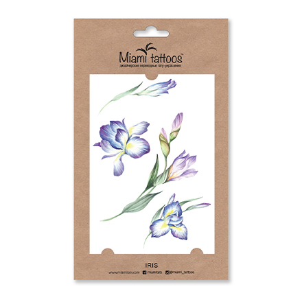 Miami Tattoos, Переводные тату Iris
