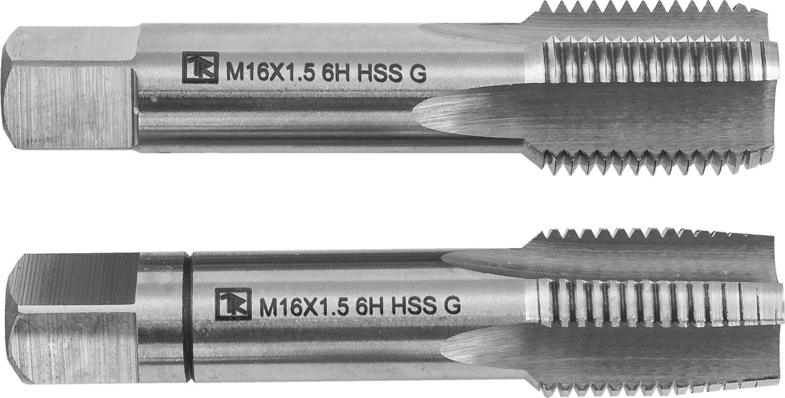 Набор метчиков Thorvik T-COMBO двухпроходных ручных универсальных М14х1.25, HSS-G, 2шт
