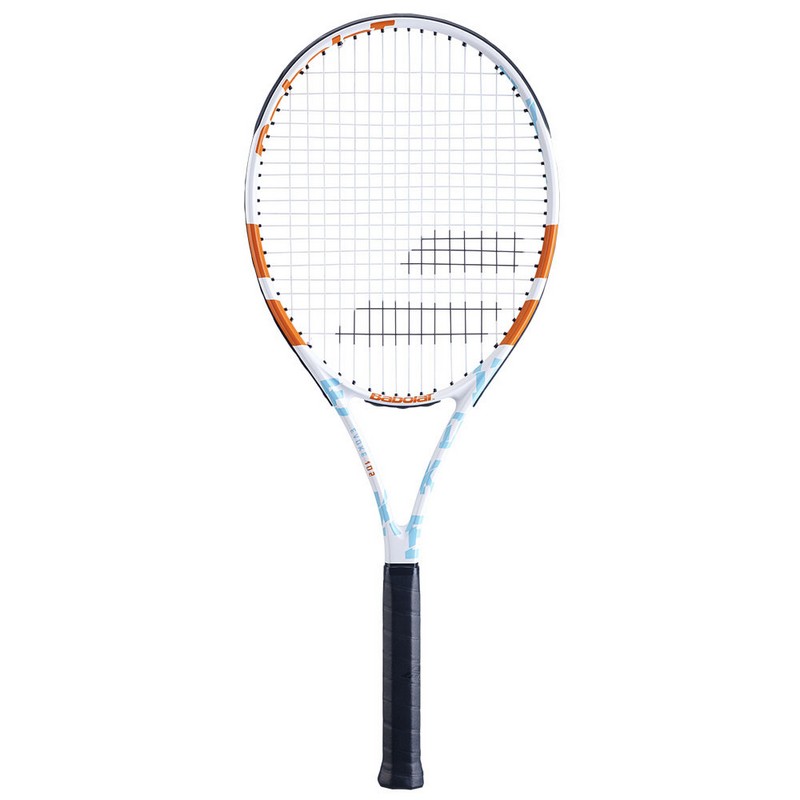 Ракетка для большого тенниса Babolat Evoke 102 WOMEN Gr2 121225-197 бело-сине-оранжевый
