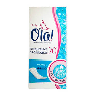 Прокладки ежедневные Ola 20шт дейли