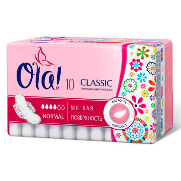 Прокладки Ola 10шт Classic нормал