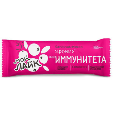 Леовит Батончик Арония для иммунитета, 25 г (Леовит, )