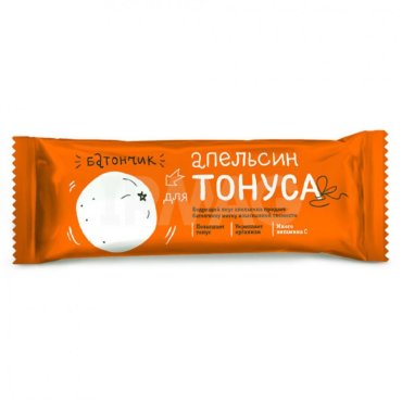 Леовит Батончик Апельсин для тонуса, 25 г (Леовит, )