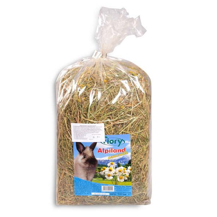 Fiory Fieno Alpiland Camomile Горное сено для грызунов (с ромашкой), 500 гр