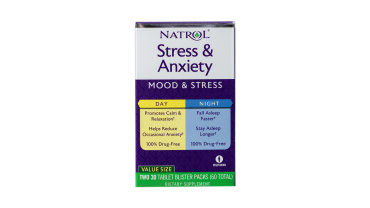 Stress&Anxiety Day&Night Natrol, 30+30 капсул