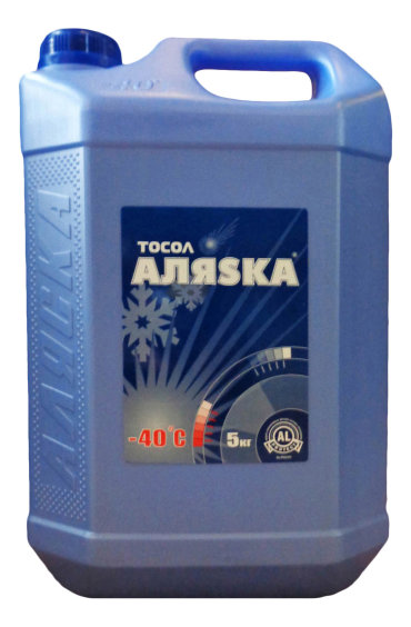 Тосол Аляsка ТОСОЛ А-40М Синий 5кг 5002