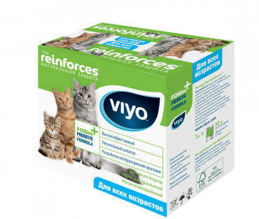Пребиотик Viyo Reinforces All Ages Cat для кошек 7 шт. 30 мл