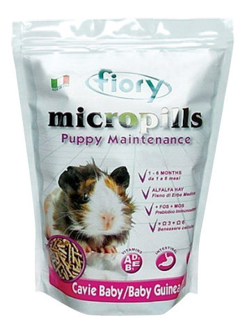Корм для морских свинок FIORY Micropills Baby Guinea Pigs 0.85 кг 1 шт