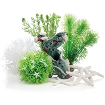 Комплект декораций для аквариума biOrb Decor Set 15L Flower Garden, Зеленый Сад, 15 л