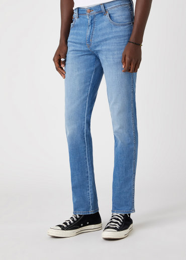 Джинсы мужские Wrangler W12SQ148S голубые 38/34 US