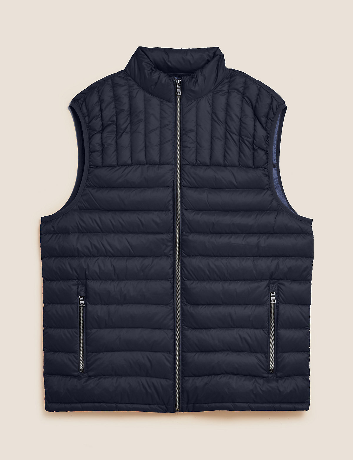 Жилет из пуха и пера с отделкой Stormwear™ с высокой горловиной