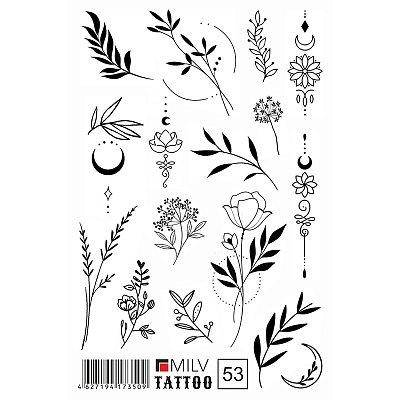 Milv, переводные татуировки (№53)