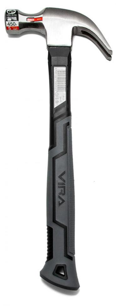 Молоток-гвоздодер Vira Rage, 450 г