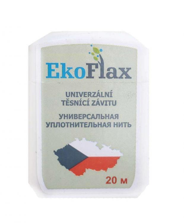 Нить уплотнительная EkoFlax универсальная, 20 м