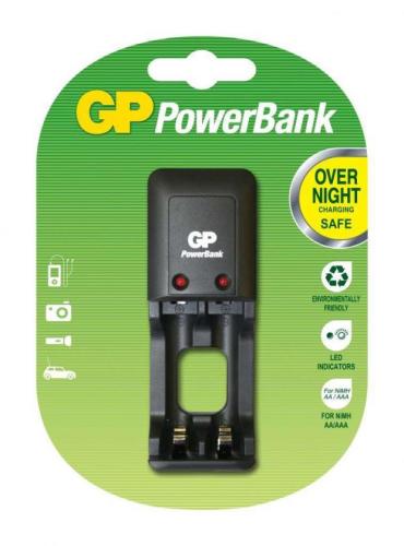 Устройство зарядное GP PowerBank PB330 типоразмер батарек AA/AAA, 1 шт