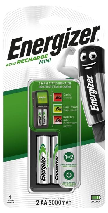 Устройство зарядное Energizer Base Charger + 2 аккумуляторные батарейки AA