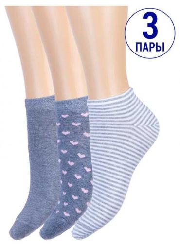 Носки женские «Красная Ветка» С1495 А 3 пары, р.23/25