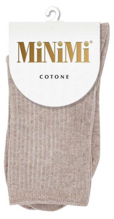 Носки женские MiNiMi Cotone 1203 бежевые, размер 35/38
