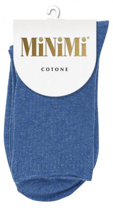 Носки женские MiNiMi Cotone 1203 синие, размер 35/38