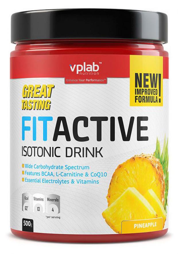 Напиток изотонический VPLab FitActive ананас, 500 г