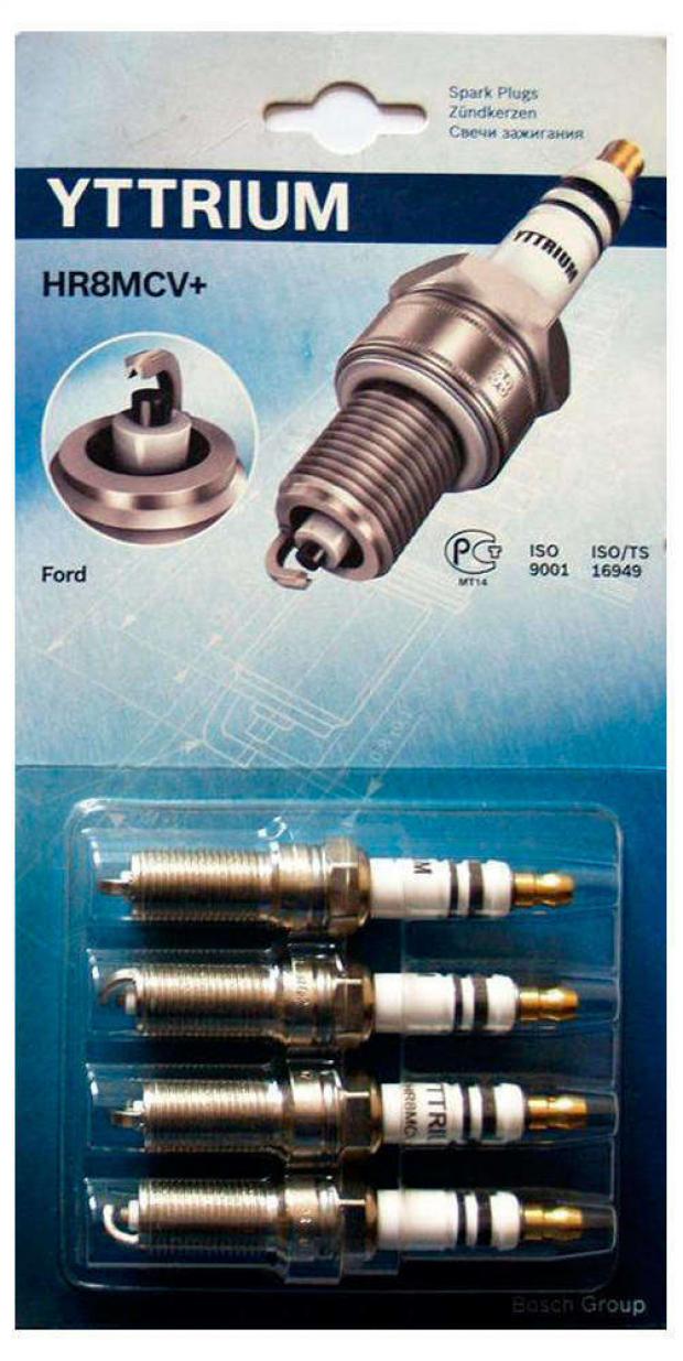 Свечи зажиганияBosch HR8MCV+ Yttrium, 4 шт