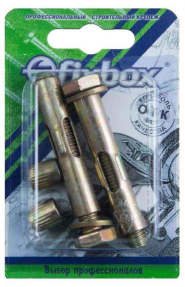 Болт анкерный Fixbox 8х 80, 2 шт