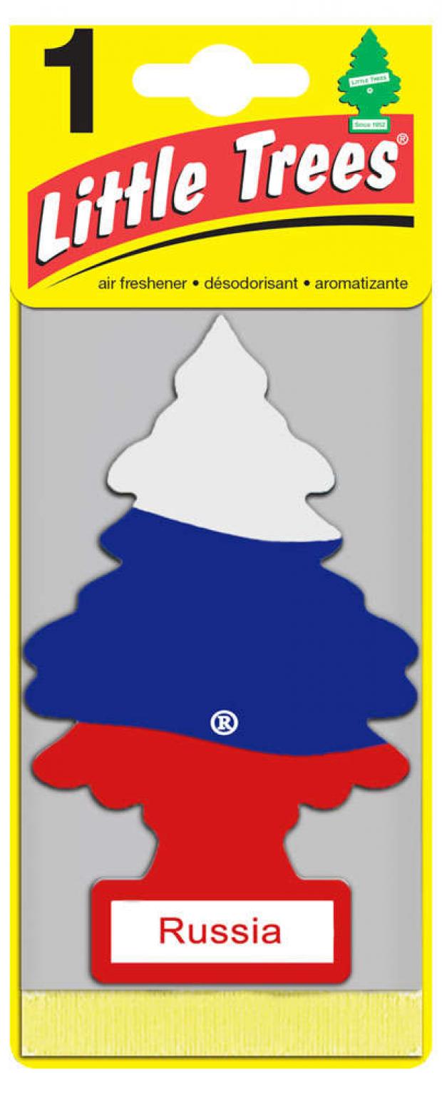 Ароматизатор Little Trees Ёлочка Российский флаг Ваниль