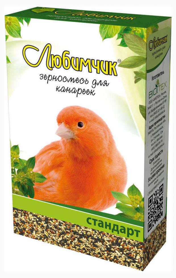 Корм для канареек «Любимчик» зерносмесь сбалансированная, 400 г