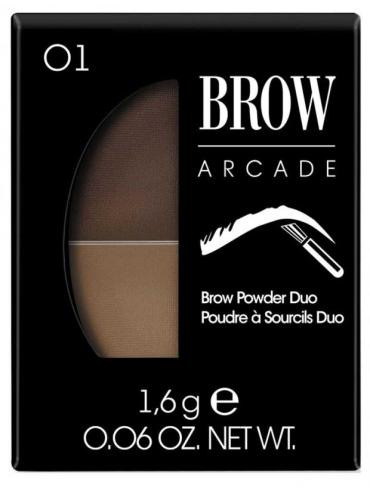 Тени для бровей Vivienne Sabo Brow Arcade двойные тон 01, 1 шт