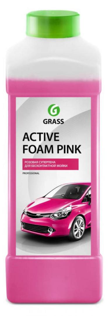 Автошампунь Grass Active Foam Pink, 1 л