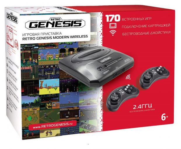 Игровая консоль Retro Genesis Modern Wireless + 170 игр