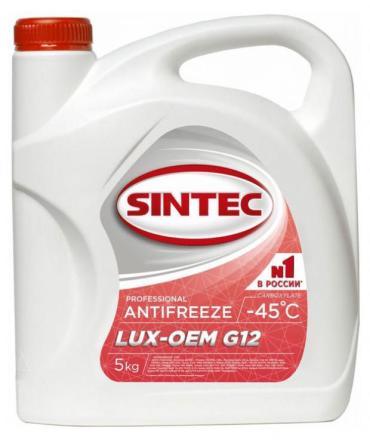 Антифриз Sintec LUX G12 -45, 5 кг