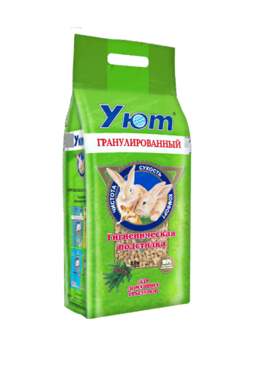 Подстилка для грызунов «Уют» гигиеническая гранулы, 9 л