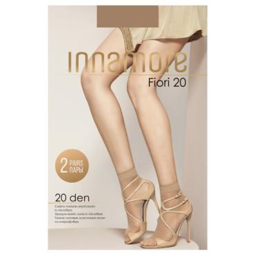 Носки Innamore Fiori 20 daino, 2 пары