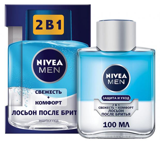 Лосьон после бритья Nivea Защита и уход 2в1, 100 мл