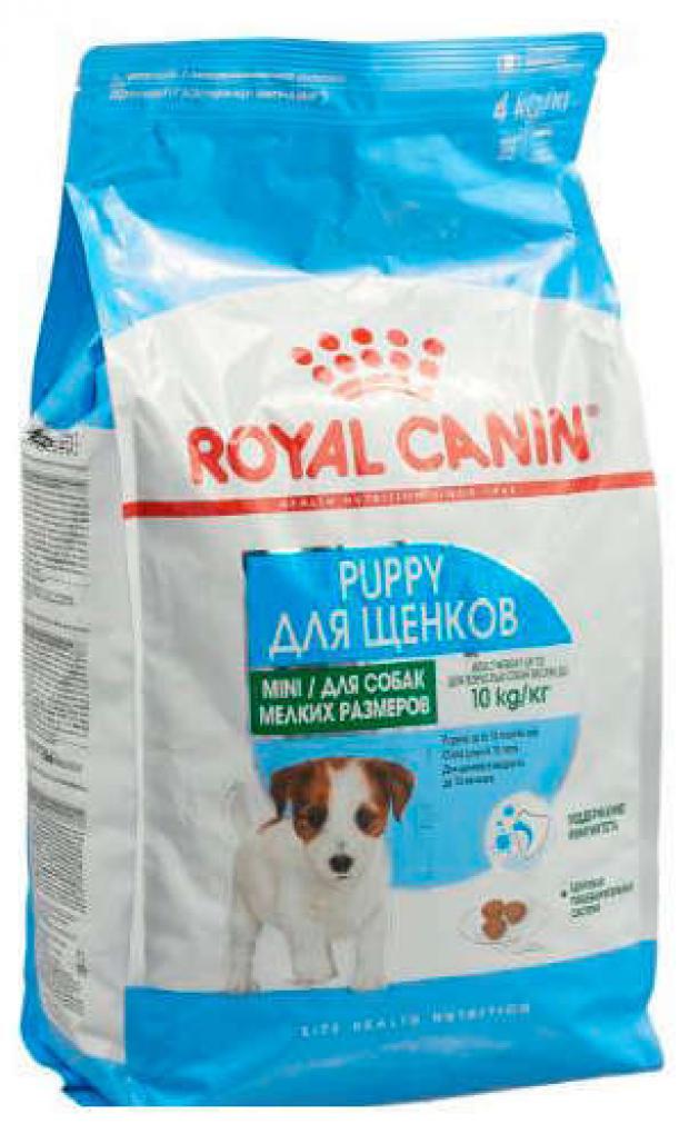 Сухой корм для щенков мелких пород Royal Canin Mini, 4 кг