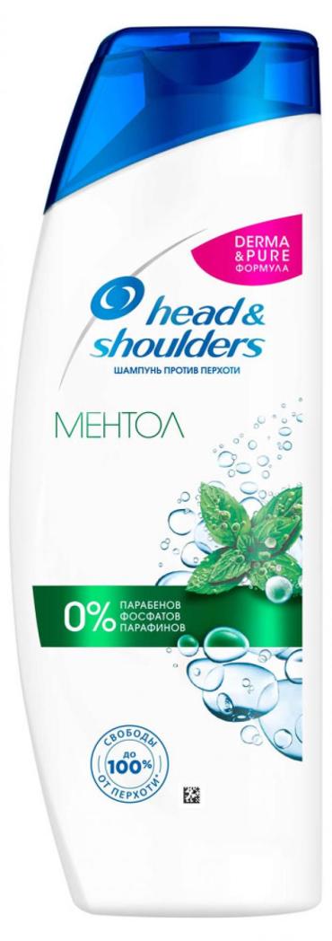 Шампунь для волос Head&Shoulders Ментол, 400 мл