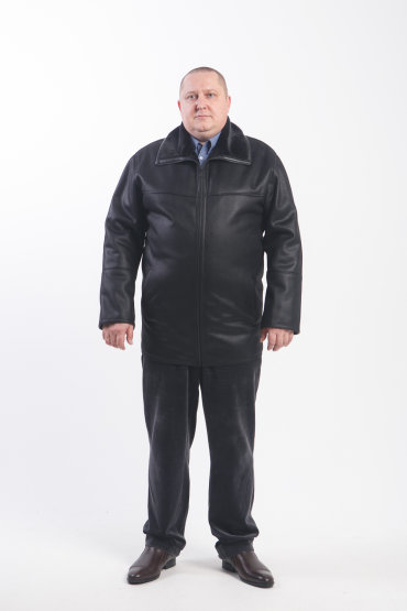 Дубленка мужская TreVery 29807 черная 82 RU
